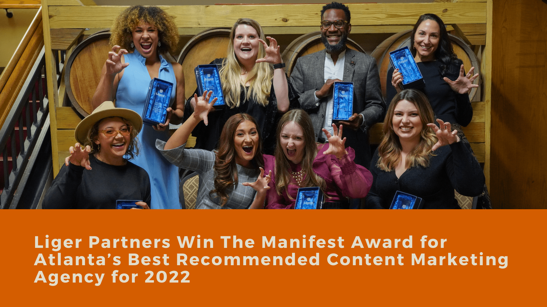 Liger Partners Win The Manifest Award for Atlanta’s Best Recommended Content Marketing Agency for 2022