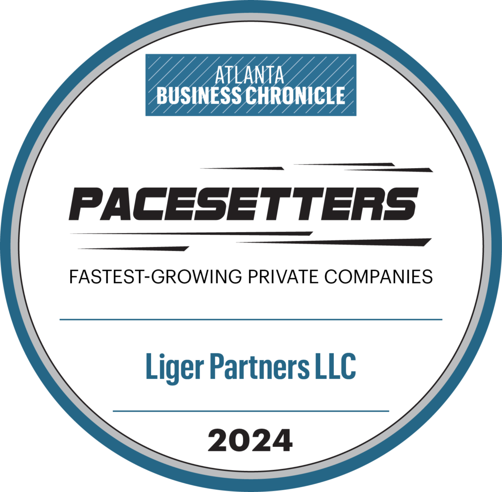 Atlanta business chronicle logo, fastest growing private companies - Liger Partners LLC