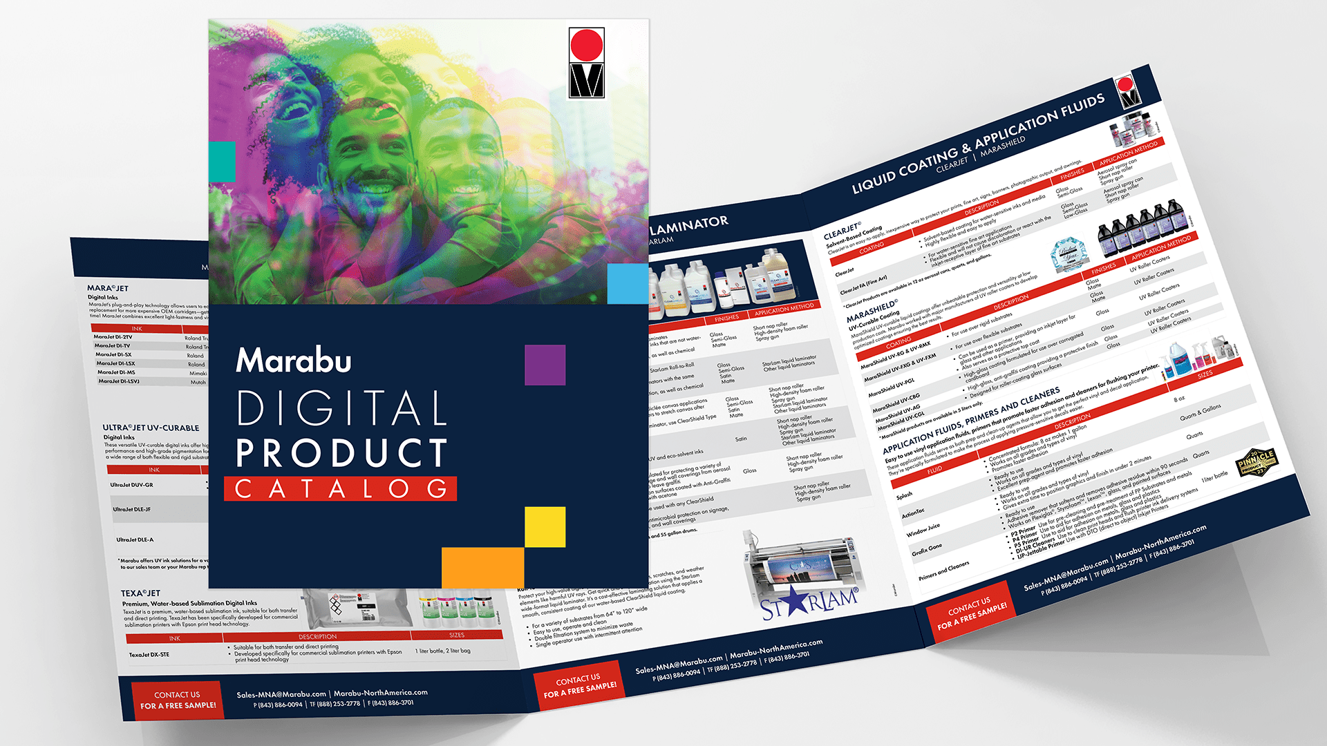 marabu trifold catalog